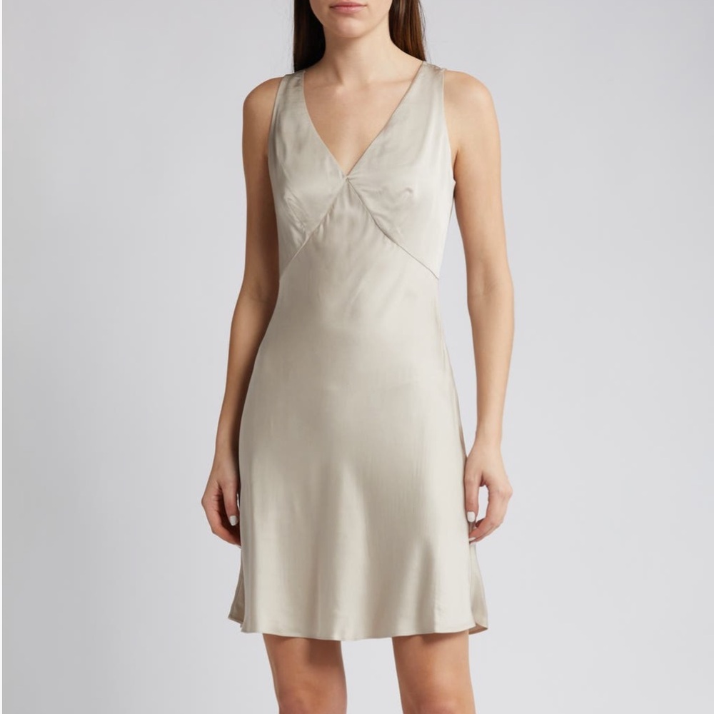 French Connection Satin Innis Mini Dress XXS